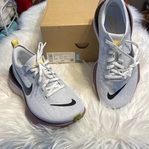 Nike White and Yellow Athletic Shoes